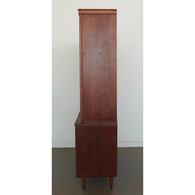 Vintage Garrison Furniture MCM China Cabinet For Sale In Austin - Image 6 of 17