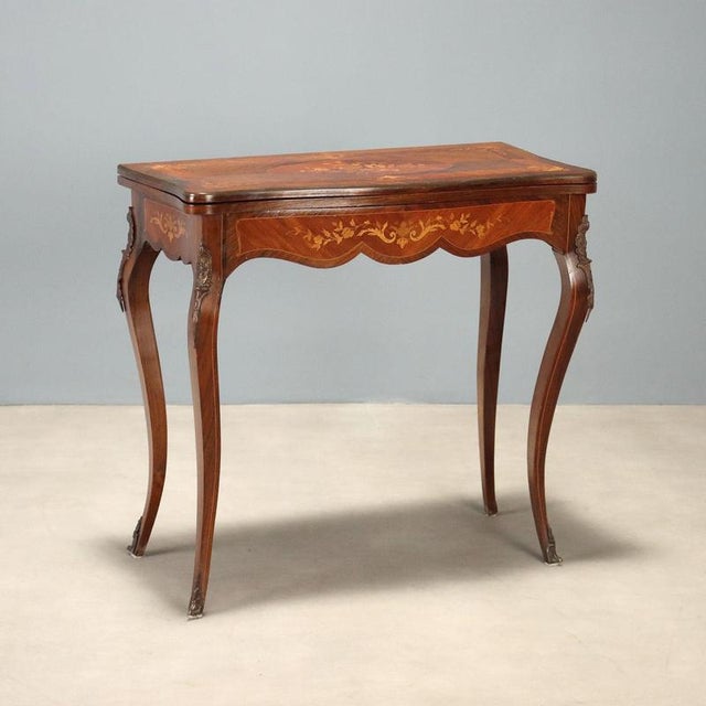 Indian Rosewood and Mahogany Game Table For Sale - Image 13 of 13