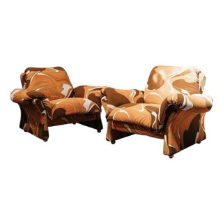 Ionica Armchairs by Guarnacci, Padovano and Vagnoni, 1970s, Set of 2 For Sale