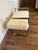 Jonathan Adler Jonathan Adler Modern Goldfinger Brass & Faux Fur Ottoman / Stool For Sale - Image 4 of 7
