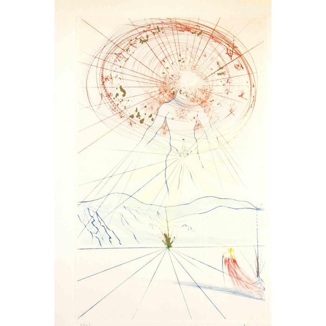 Etching and drypoint on paper. Hand-signed by the artist in lower right margin. Numbered in the lower left margin. Edition...
