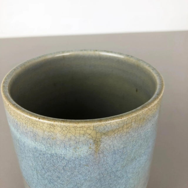 Abstract Ceramic Studio Pottery Can with Lid by Wendelin Stahl, Germany, 1970s For Sale - Image 13 of 18