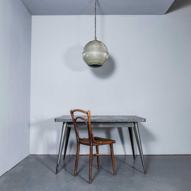 Parisian Glass Globe Lamps from Holophane, 1960s For Sale - Image 13 of 18