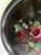 English Antique Tole Metal Hand-Painted Rose Tray For Sale - Image 3 of 5