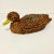 1950s Arts & Crafts Boho Chic Pine Cone/Paper Mache’ Duck Decoy For Sale - Image 4 of 16