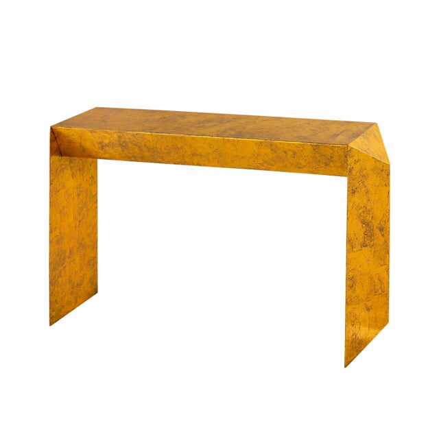 Modern Pasargad Home Katya Console Table - Gold For Sale - Image 3 of 8