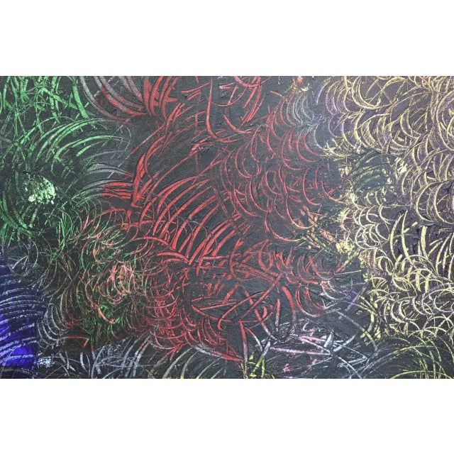 Sax Berlin Dynamic Rhythmic Forces. Contemporary Surreal Painting 2020 For Sale - Image 4 of 7