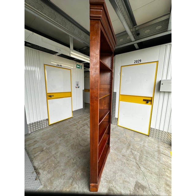 Corner Bookcase in Cherry Wood, 1920s For Sale - Image 18 of 18