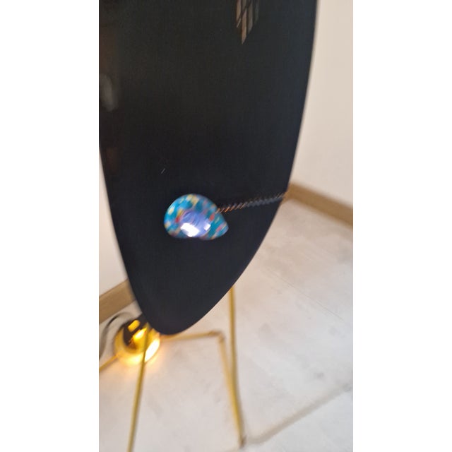 Sculpture Table Lamp in Iron and Plastic, 1980s For Sale - Image 17 of 18