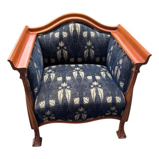 1920s Art Neveau Arts and Crafts Occasional Chair For Sale