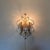 Two-Armed Wall Lamp in Iron and Crystal Glass in the style of Maison Baguès, France, 1950s For Sale - Image 11 of 15