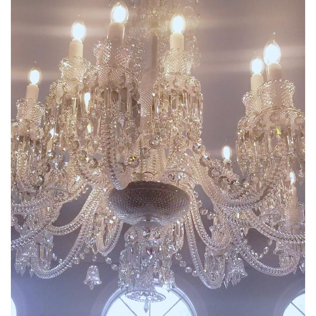 Grand 18 Arms Multi‑Tier Crystal Chandelier For Sale - Image 4 of 17