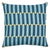Contemporary Schumacher X Molly Mahon Pattee & Luna 18" Pillow in Tumeric & Blue For Sale - Image 3 of 3