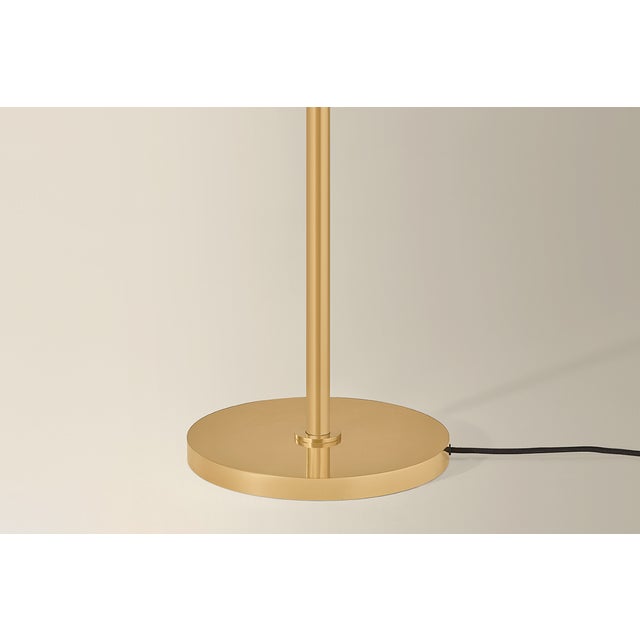 Mitzi Alexandra 20 in. 1 Light Floor Lamp in Aged Brass Finish For Sale - Image 10 of 15