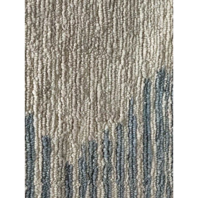 Jade 13ft 8in × 13ft 5in Ashley Stark Home Jade Area Rug, Tundra For Sale - Image 8 of 12