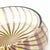 Dazzling Mauve & Gold Striped Serving Bowl For Sale In Miami - Image 6 of 6