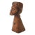 Carved Wood African Bust Figure For Sale