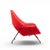 Red Eero Saarinen for Knoll Mid Century Womb Chair For Sale - Image 8 of 9