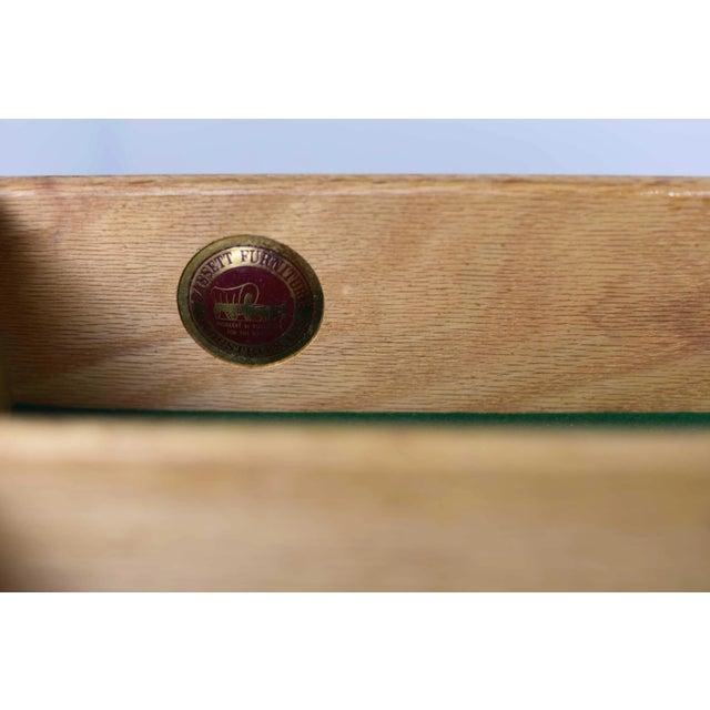 Mid Century Hepplewhite Style Mahogany Sideboard Buffet by Bassett Furniture For Sale - Image 10 of 15