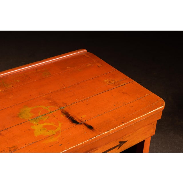 Vintage Industrial Hardware Store Counter For Sale - Image 9 of 11