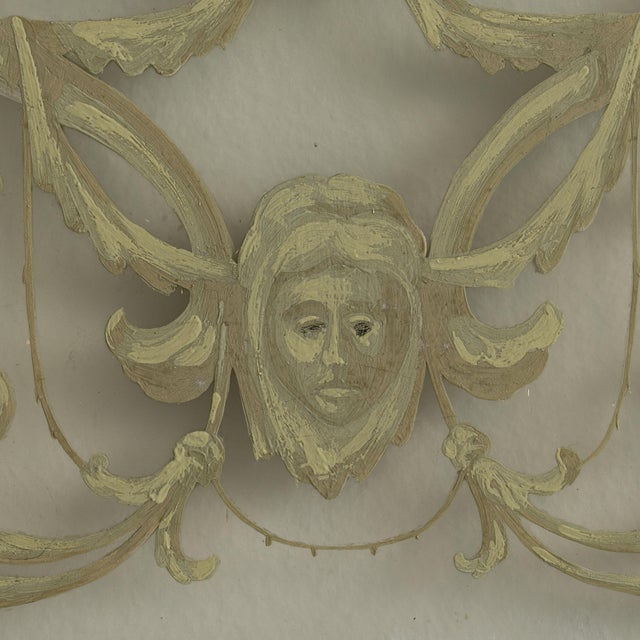 19th Century France Antique White Stained Glass Window For Sale - Image 12 of 15