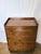 Late 20th Century Solid Heart Pine Rustic Five Drawer Chest With Brass Pulls For Sale - Image 4 of 12