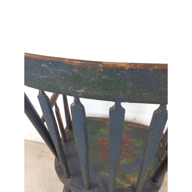 1930s Antique Childs Rocking Chair With Excellent Patina For Sale - Image 5 of 16