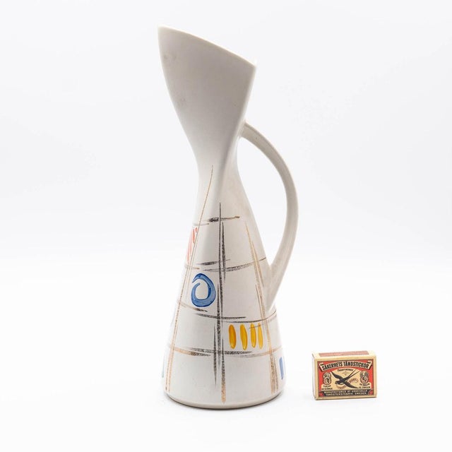 Mid-Century Swirl Vase with Geometric Decor from Dümler & Breiden, 1960s For Sale - Image 11 of 13