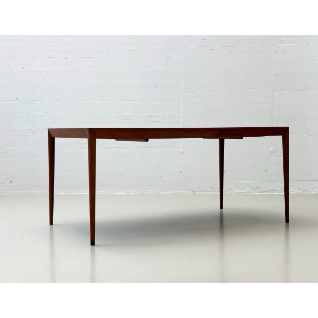 1970s Danish Teak Dining Table by Erik Riisager Hansen for Haslev Møbelsnedkeri, 1960s For Sale - Image 5 of 16