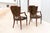 Early 20th Century Federal Style Shield Back Chairs With Faux Tortoise Leather Seats, Pair For Sale - Image 13 of 13