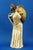 20th Century Majolica Ceramic Sculpture of Woman with Vase from Tanagra Rome, Italy For Sale - Image 4 of 18