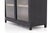 Modern Four Hands - Black Stained Oak Glass Cabinet, Attributed For Sale - Image 3 of 3
