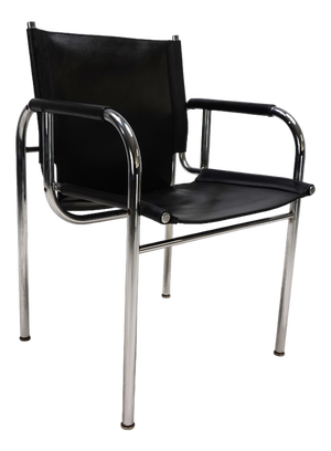 Leather Lounge Chair by Hans Eichenberger for Strässle, 1970s