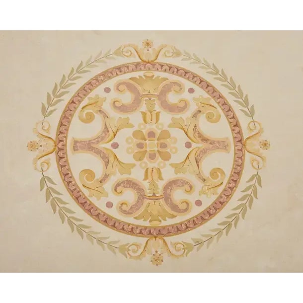 Late 20th Century Michael Taylor Attributed Neoclassical Style Stone Center Table For Sale - Image 5 of 12