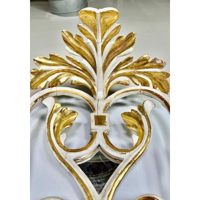 19th Century Carved Architectural Element With Gold Leaf Details For Sale - Image 9 of 18