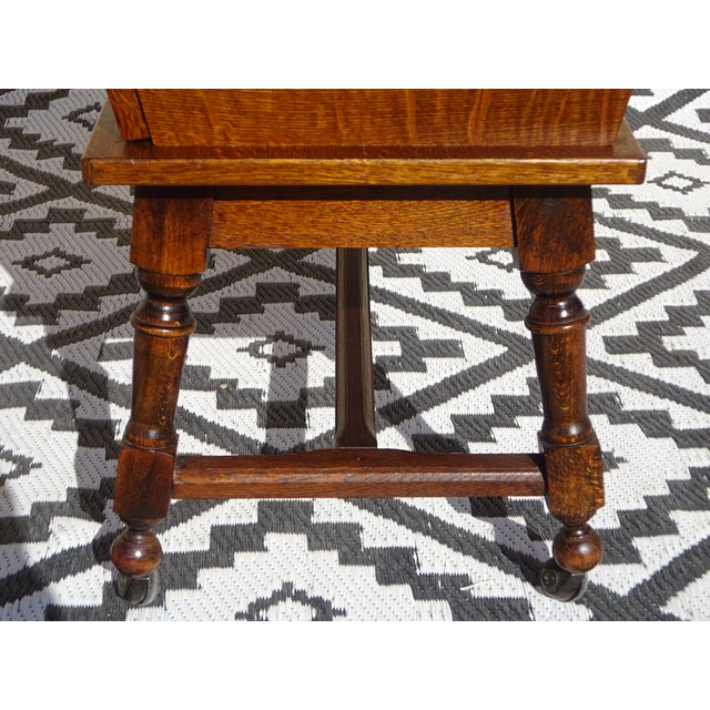 Bin-Shaped Cabinet on Wheels, 1980s For Sale - Image 18 of 18