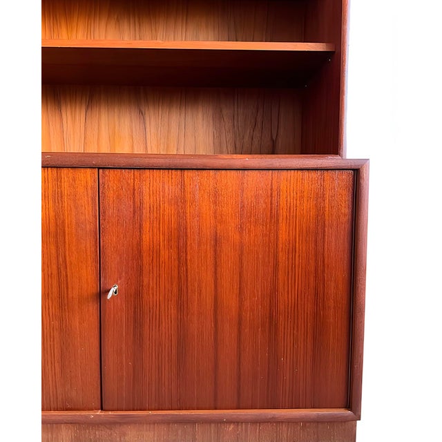 Mid-Century Modern Bookcase in Teak from Bornhold, Germany, 1960s For Sale - Image 9 of 18