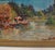 Midcentury oil painting on board by listed German artist Karl Abt (1899-1985), signed and dated 1957 at lower right. Abt's...