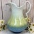 Antique Colonial Pottery ceramic pitcher. Made between 1903-1930. This pitcher has tons of character with unique coloring...