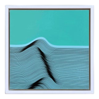 Roberto Lucchetta, Waves 2023 - Geometric Abstract Painting For Sale