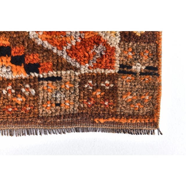 Vintage Runner Rug in Wool For Sale - Image 10 of 12