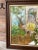 Vintage Coastal Boho Veranda Still Life Wood Framed Oil Painting on Canvas Signed For Sale - Image 4 of 12