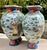 Ceramic Pair of Antique Chinese Large Double Gourd Chinoiserie Porcelain Vases For Sale - Image 7 of 12