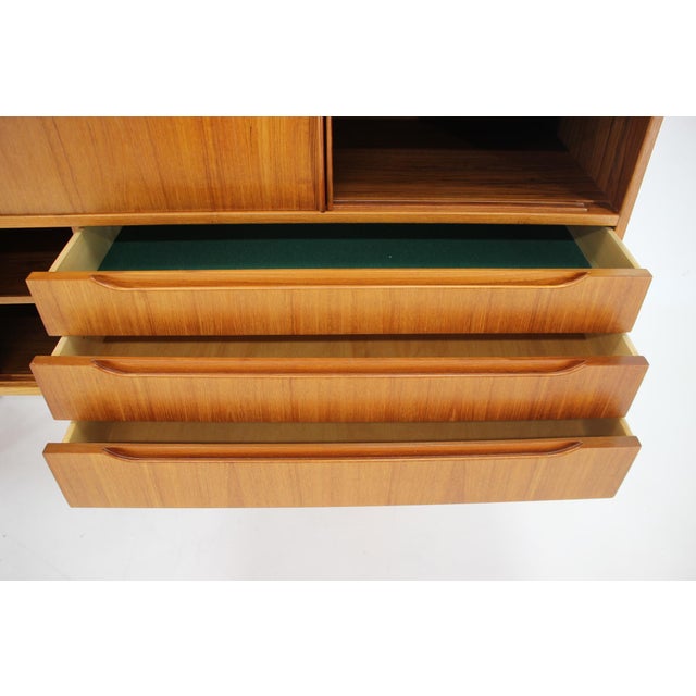 Brown Kurt Ostervig Teak Highboard, Denmark, 1960s For Sale - Image 8 of 16