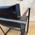 1990s Post Modern Black Leather and Metal Armchair #3 Attributed to Radbound Van Beekum for Pastoe For Sale - Image 9 of 10