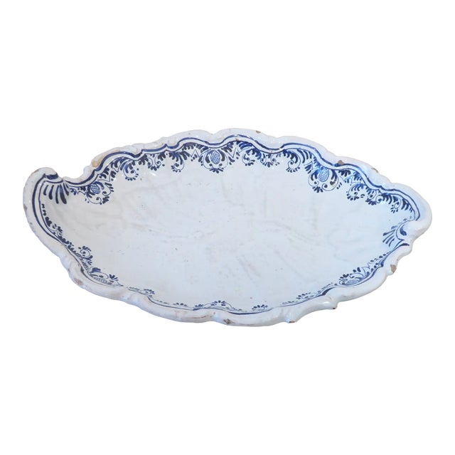 18th Century Italian Ceramic Platter For Sale