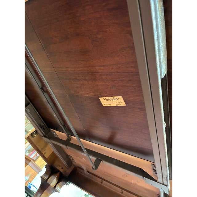 Brown 1980s Henredon Chippendale Game Table For Sale - Image 8 of 15