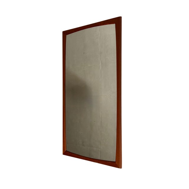 1960s Large Teak Mirror from Aksel Kjersgaard, 1960s For Sale - Image 5 of 5