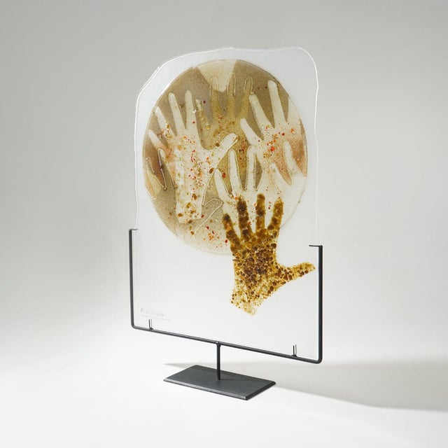 Glass Fusion Work by Renata Minuto for Studio Casarini Savona, 1990s For Sale - Image 4 of 14