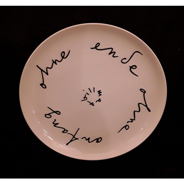 Wall Plate in Porcelain from Rosenthal, 1970s For Sale - Image 6 of 7